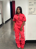 Jamie Cargo Jumpsuit