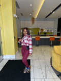 Let's Ride Plaid Shacket