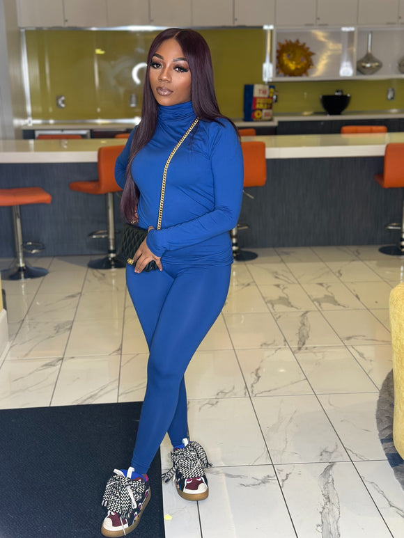 Must Have Leggings Set(Blue)
